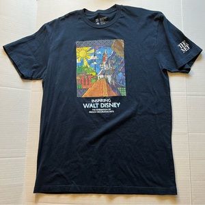 The Met Inspiring Walt Disney T Shirt Black 1 Sided Tee Sz L French Decorative A